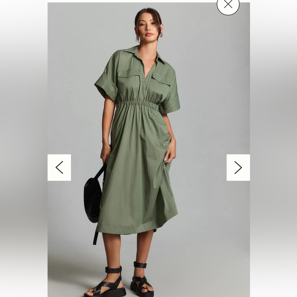 Maeve utility shirt dress size xs